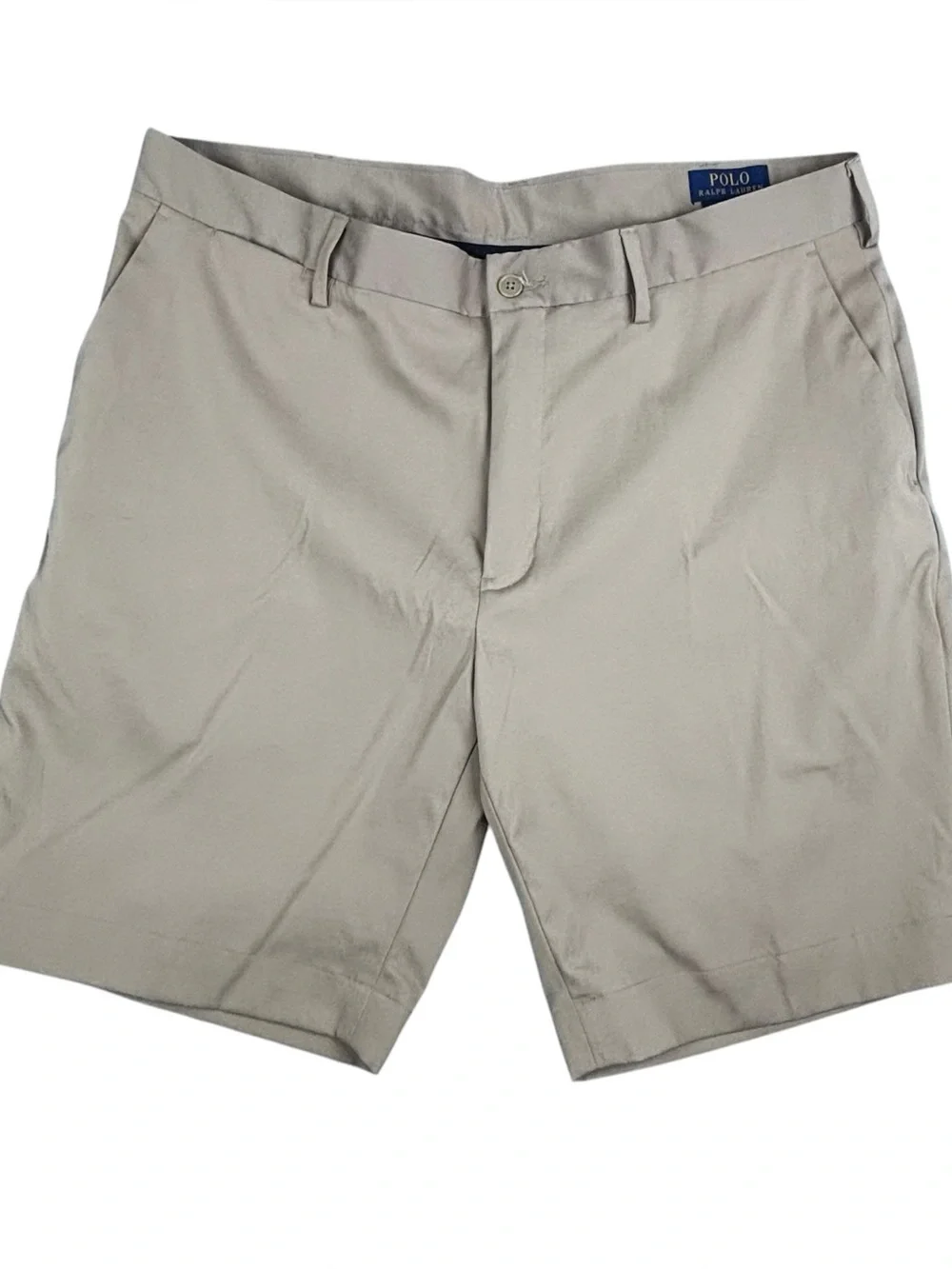Polo Ralph Lauren Shorts Mens 38 Beige Brown Performance Stretch Classic Fit